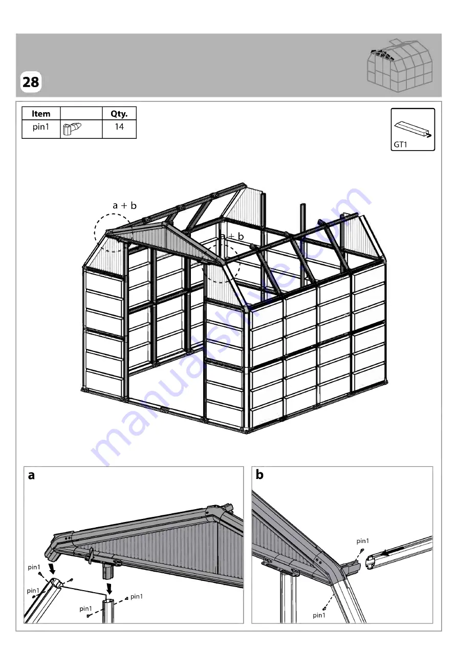 Palram Applications Grand Gardener Prestige 8x12 Скачать руководство пользователя страница 44