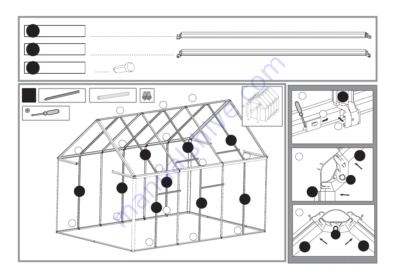 Palram Applications Snap & Grow 4 Extension Instructions Manual Download Page 33