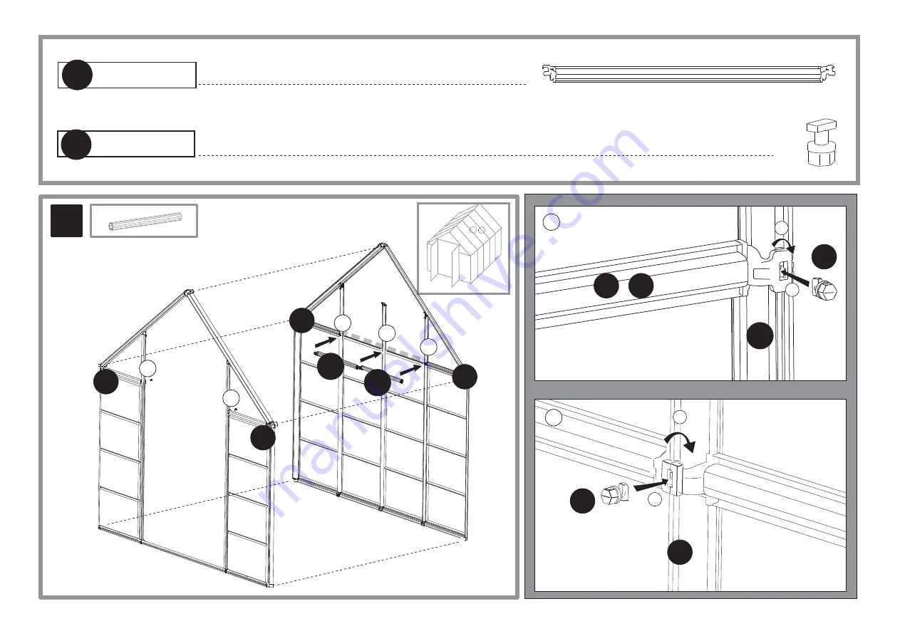 Palram Applications Snap & Grow 4 Extension Instructions Manual Download Page 38