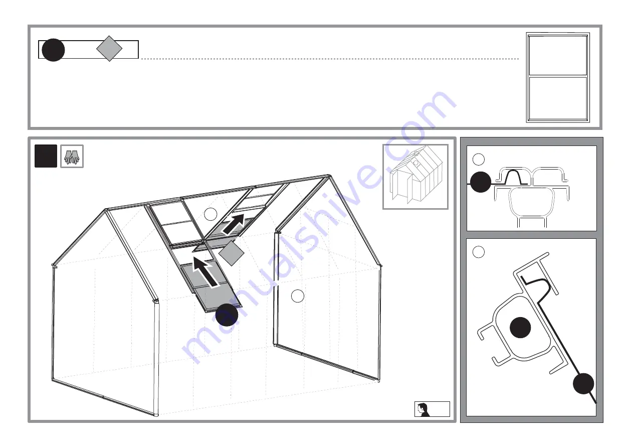 Palram Applications Snap & Grow 4 Extension Instructions Manual Download Page 44