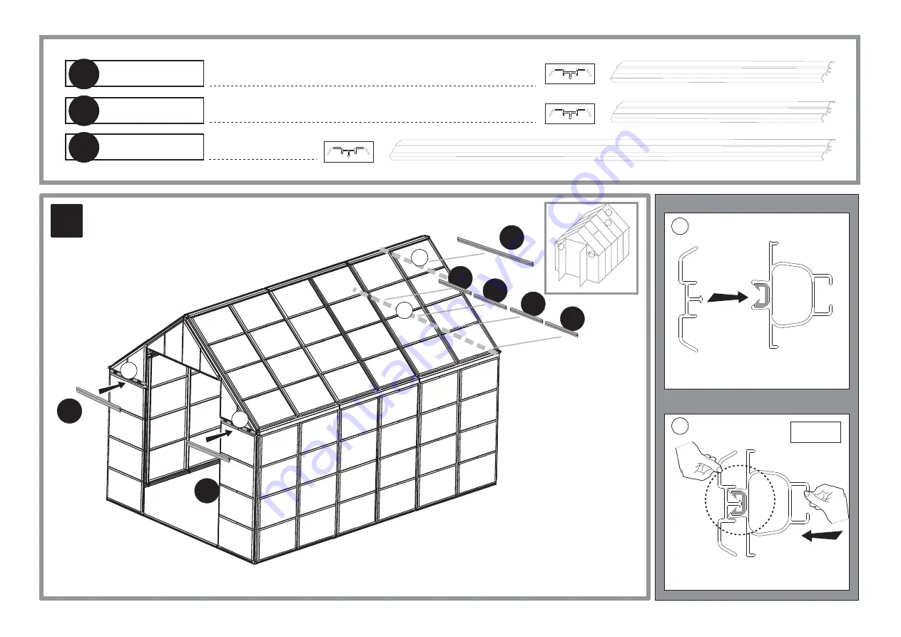 Palram Applications Snap & Grow 4 Extension Instructions Manual Download Page 49