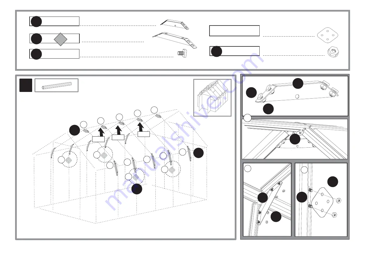 Palram Applications Snap & Grow 4 Extension Instructions Manual Download Page 56