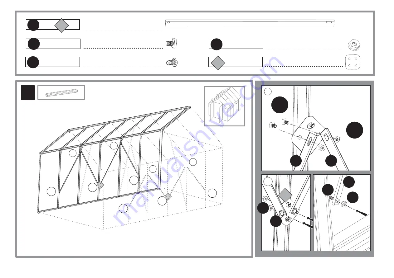 Palram Applications Snap & Grow 4 Extension Instructions Manual Download Page 61