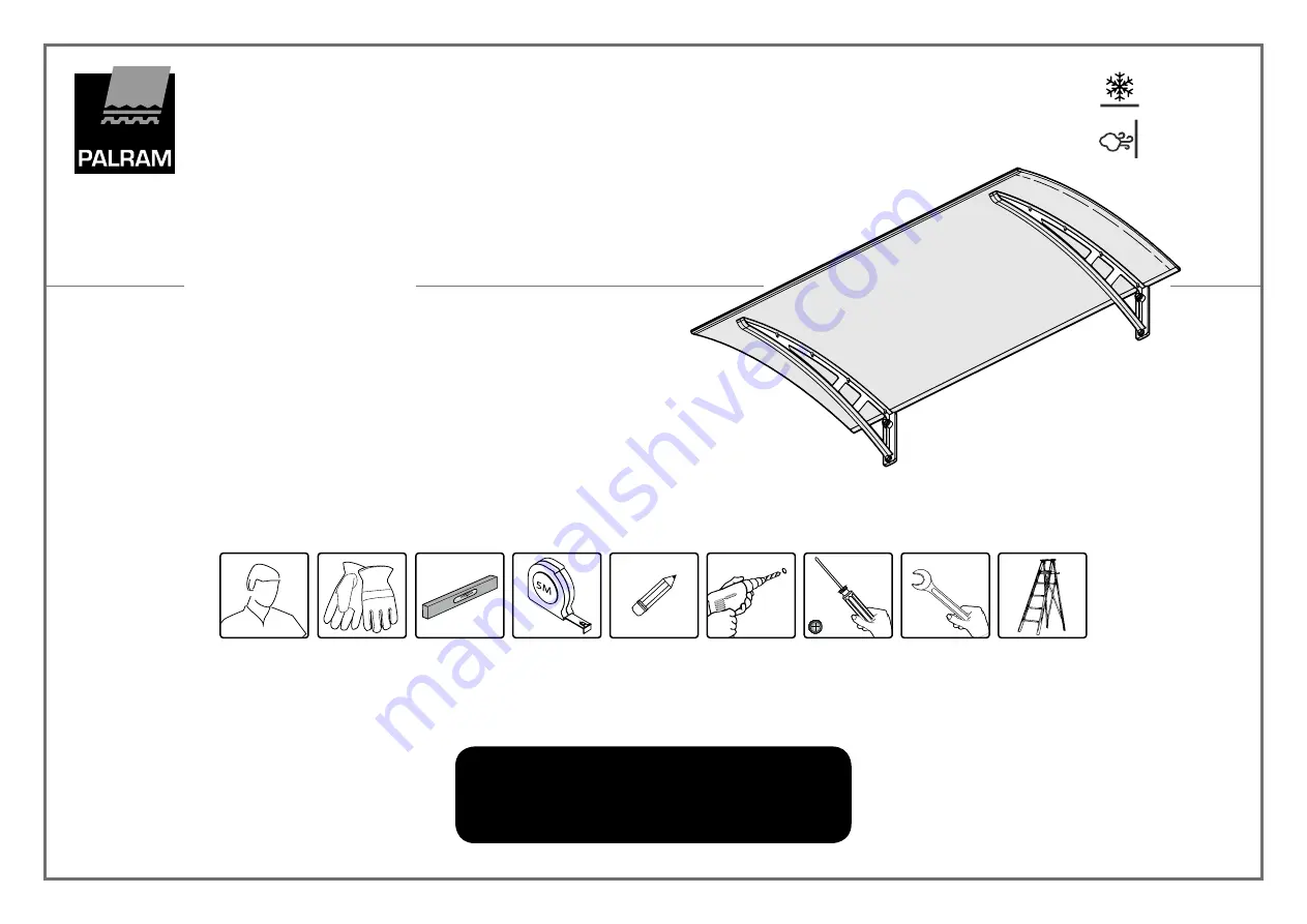 Palram 2007005661876 Instructions Manual Download Page 1