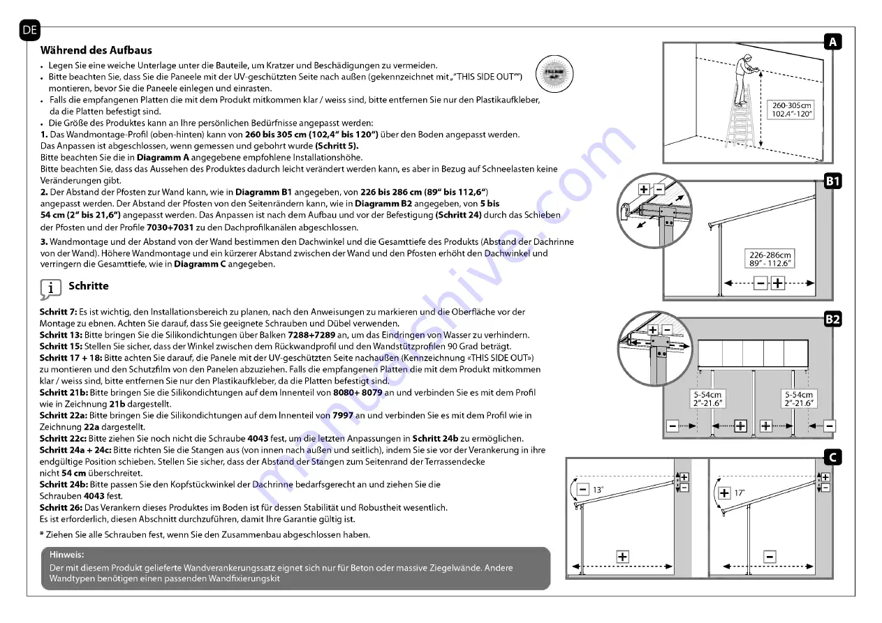 Palram 704353 Скачать руководство пользователя страница 14