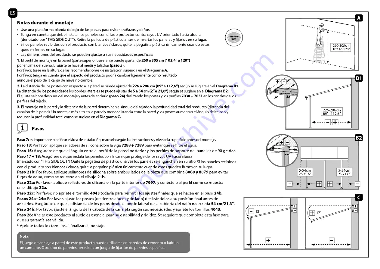 Palram 704353 Скачать руководство пользователя страница 16