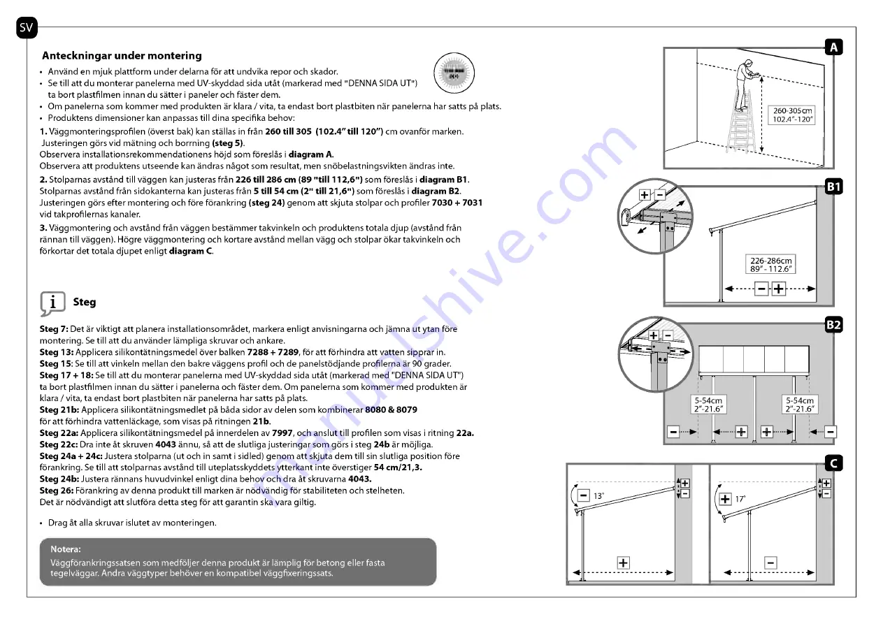 Palram 704353 Скачать руководство пользователя страница 20