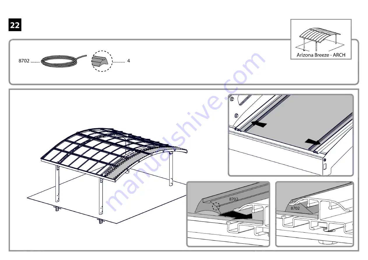 Palram Arizona Breeze WINGS Manual Download Page 38