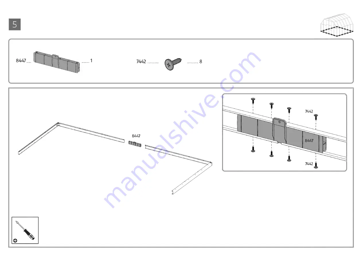 Palram CANOPIA AMERICANA 12x12/3.7x3.7 How To Assemble Download Page 25