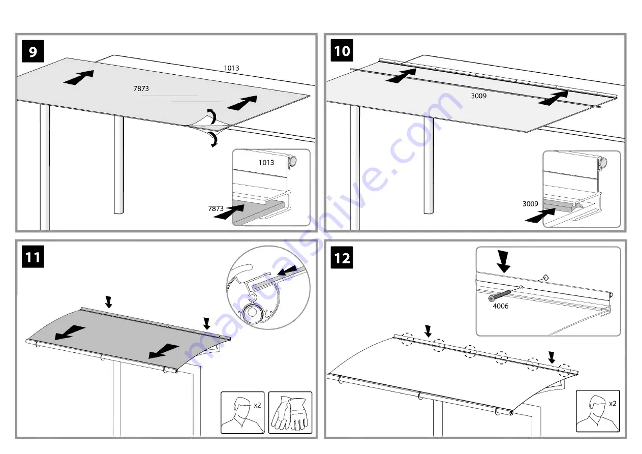 Palram Canopia AQUILA How To Assemble Download Page 30