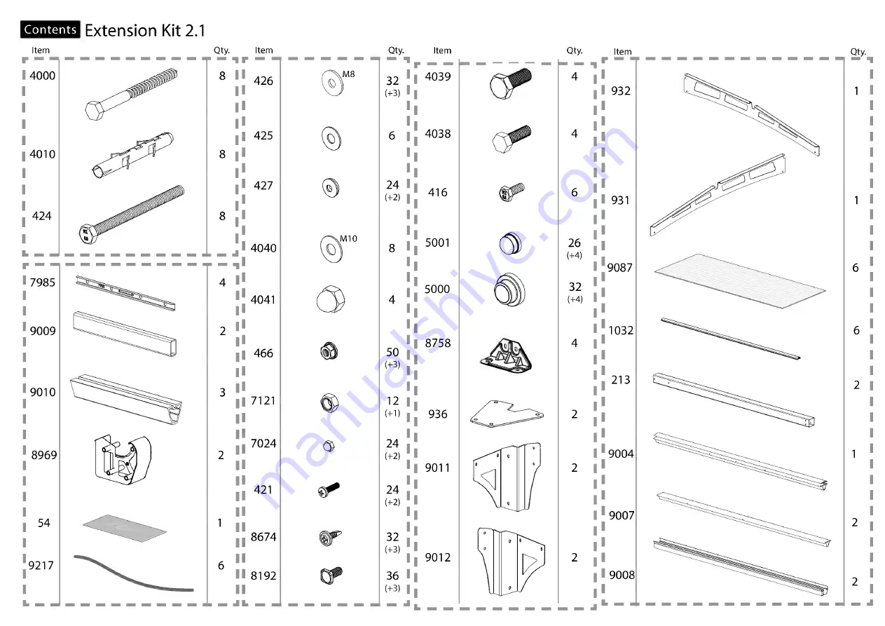 Palram CANOPIA ARCADIA Series How To Assemble Download Page 44