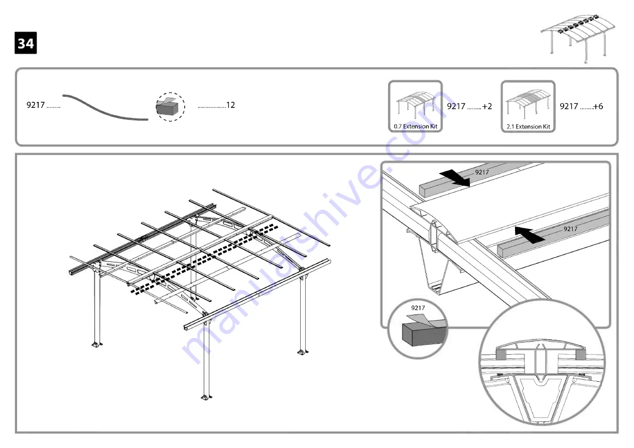 Palram CANOPIA ARCADIA Series How To Assemble Download Page 78