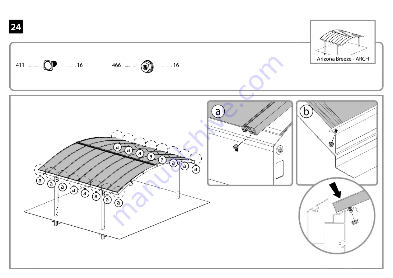 Palram CANOPIA ARIZONA ARCH Скачать руководство пользователя страница 59