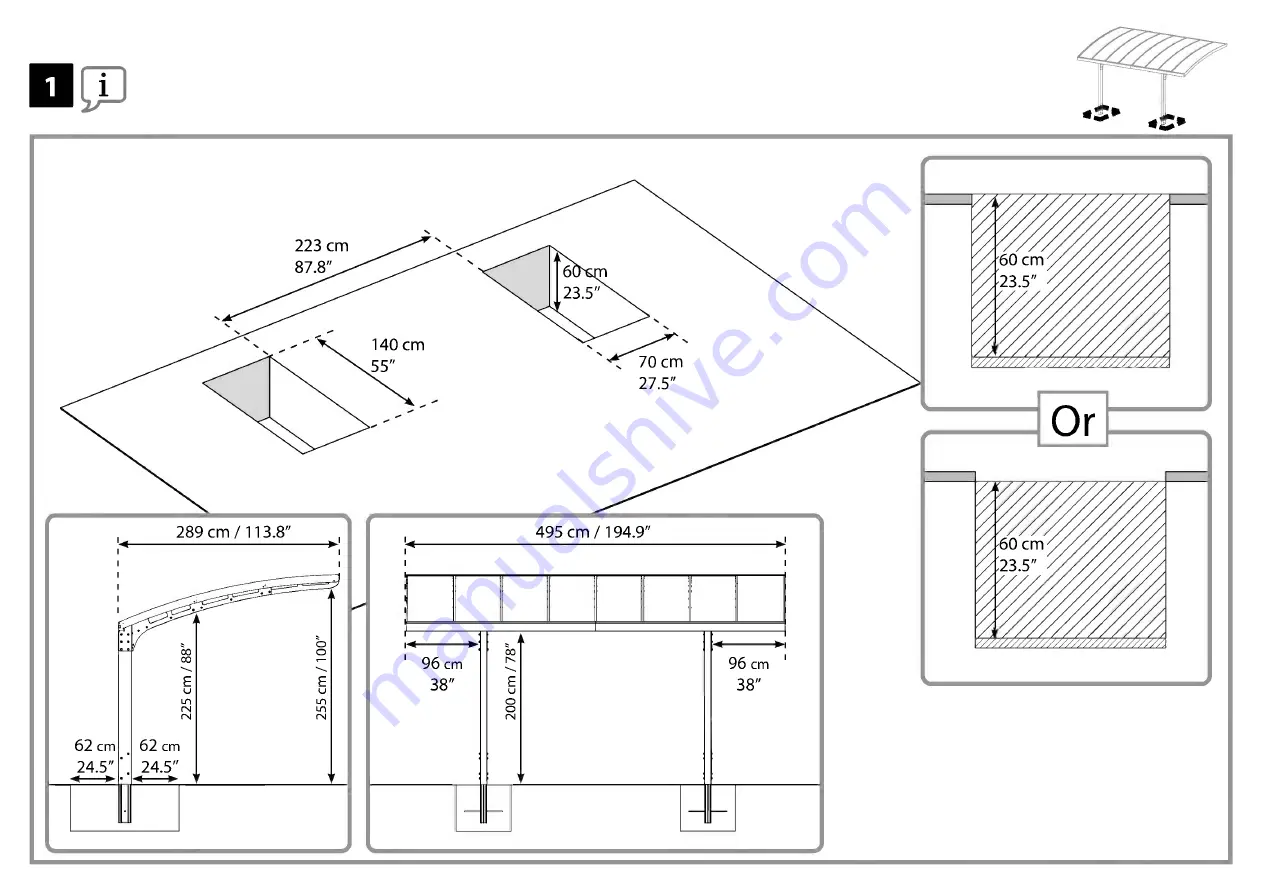 Palram CANOPIA ARIZONA WAVE How To Assemble Download Page 40