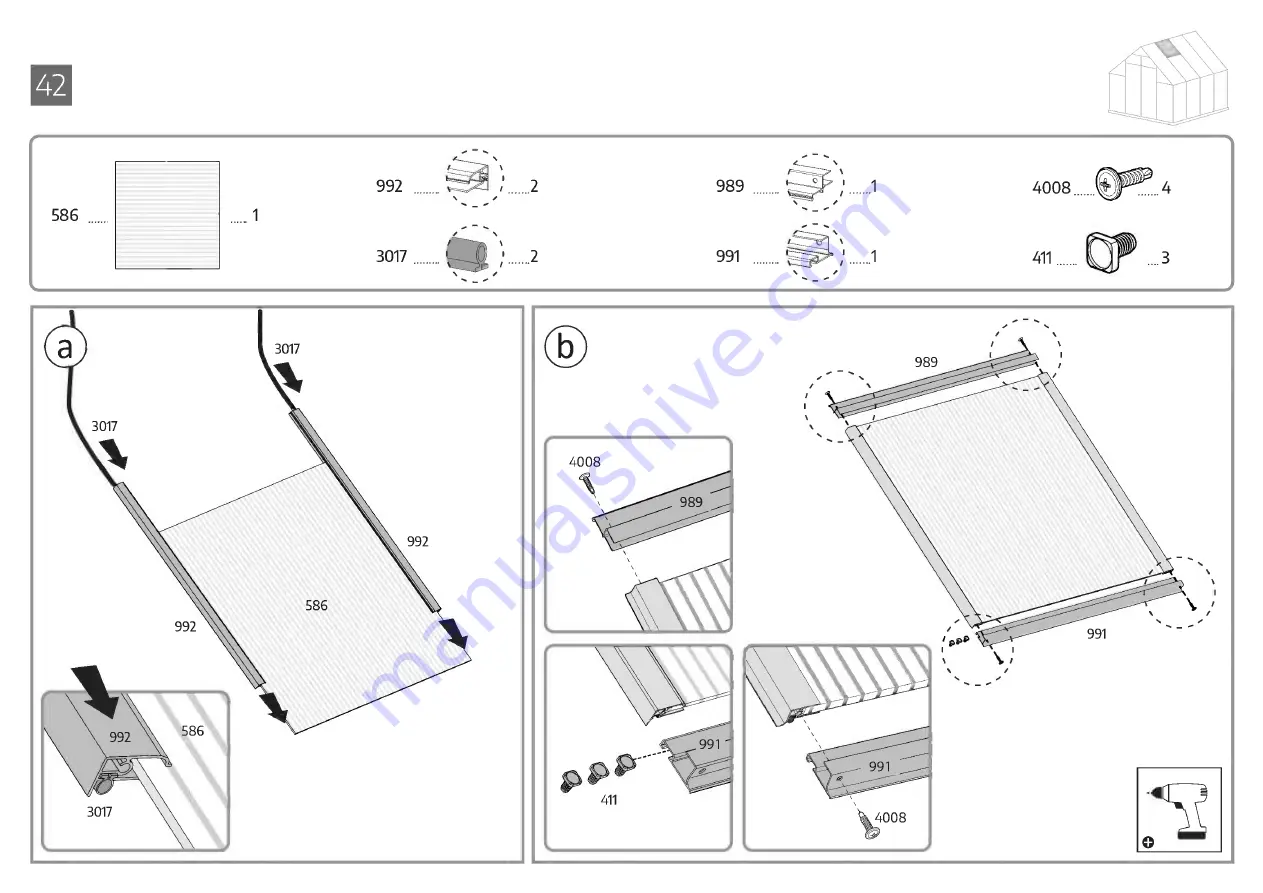 Palram CANOPIA BALANCE 8x8 / 2.4x2.4 How To Assemble Download Page 84