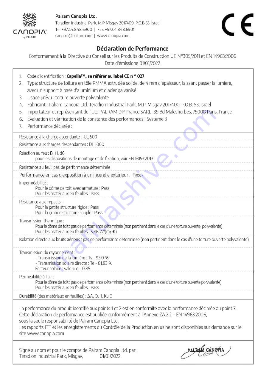 Palram CANOPIA CAPELLA 3x5 Скачать руководство пользователя страница 34