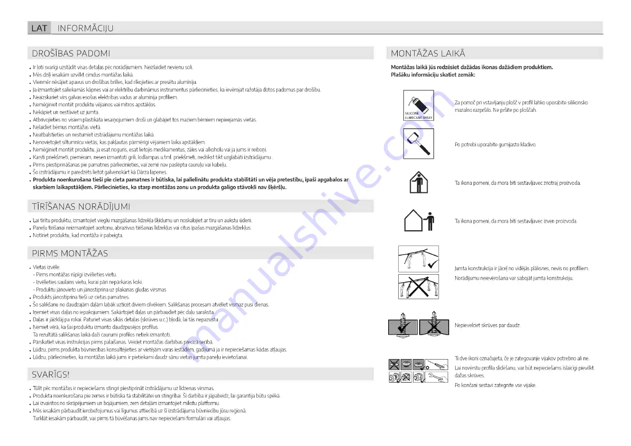 Palram CANOPIA DALLAS COLORADO 14x20 How To Assemble Download Page 26