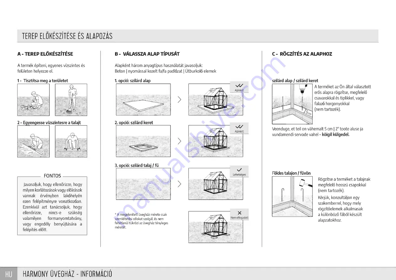 Palram CANOPIA HARMONY 6x4/2x13 Manual Download Page 63