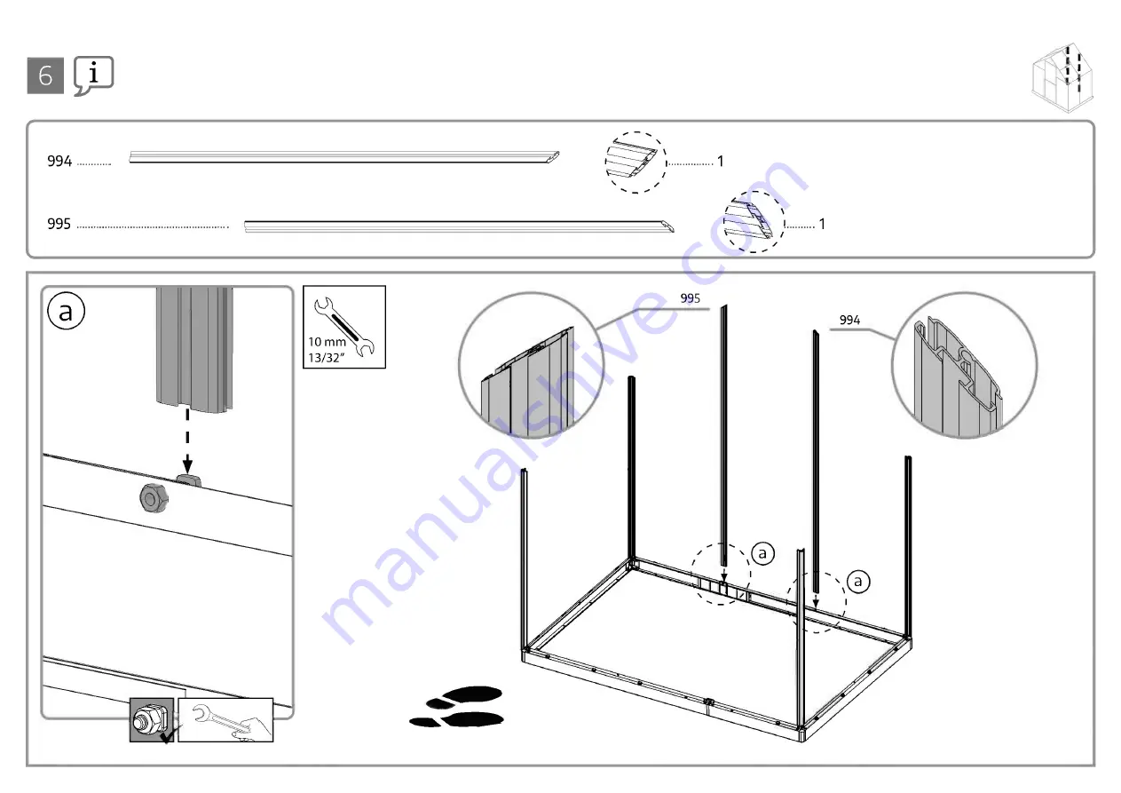 Palram CANOPIA HARMONY 6x4/2x13 Скачать руководство пользователя страница 92