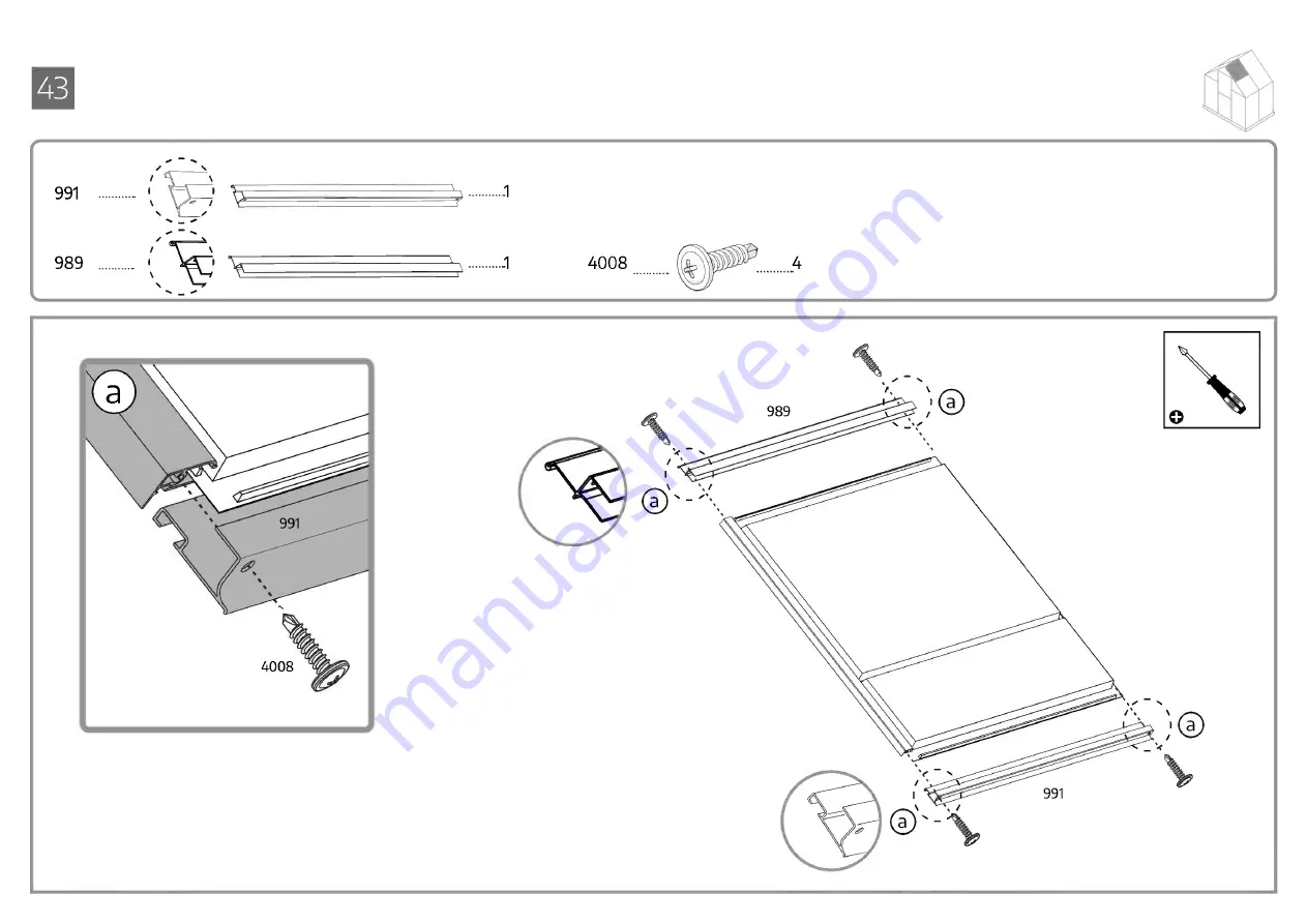 Palram CANOPIA HARMONY 6x4/2x13 Manual Download Page 129