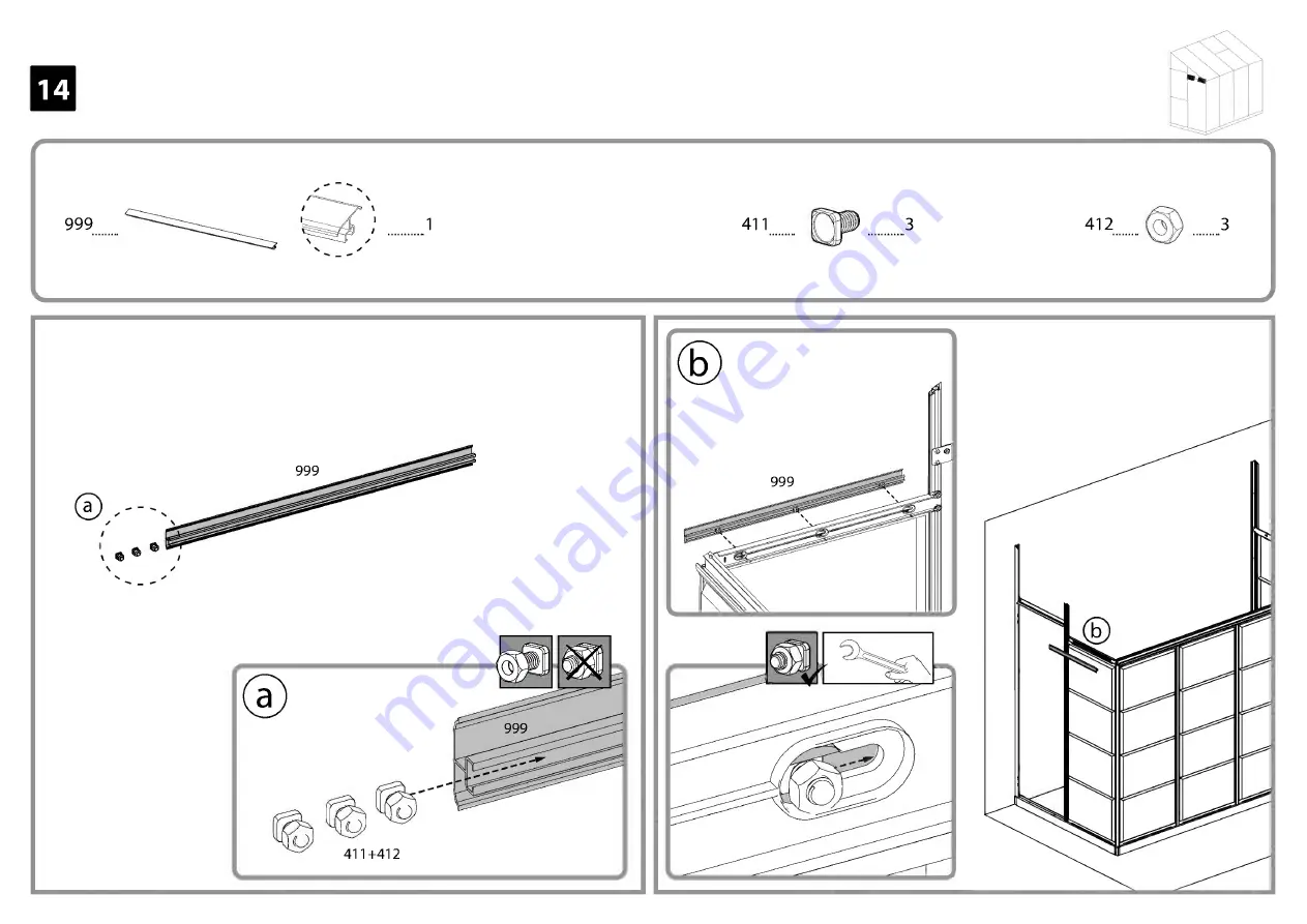 Palram Canopia LEAN TO 702969 How To Assemble Download Page 97