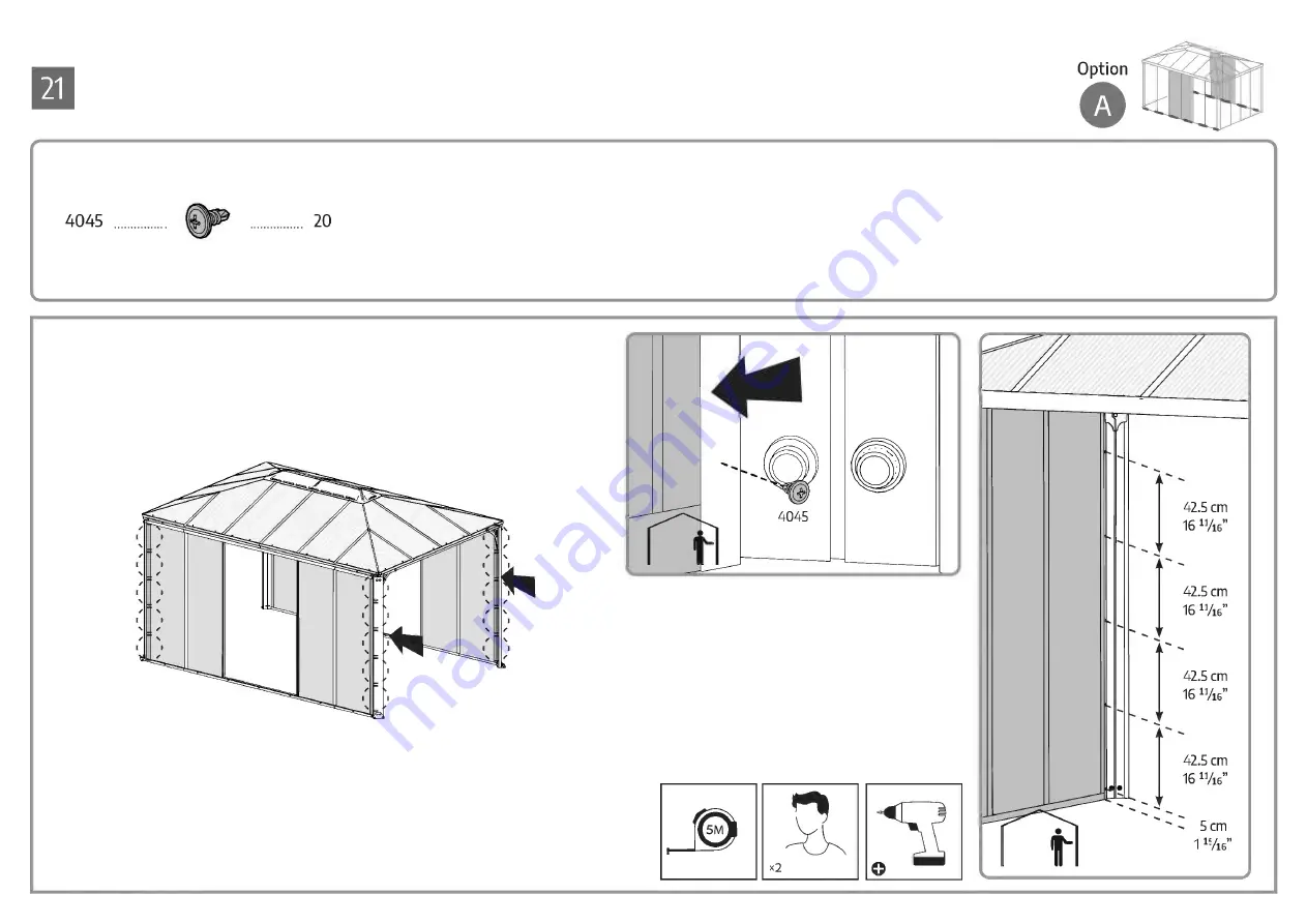 Palram Canopia Ledro 10x14 Скачать руководство пользователя страница 53