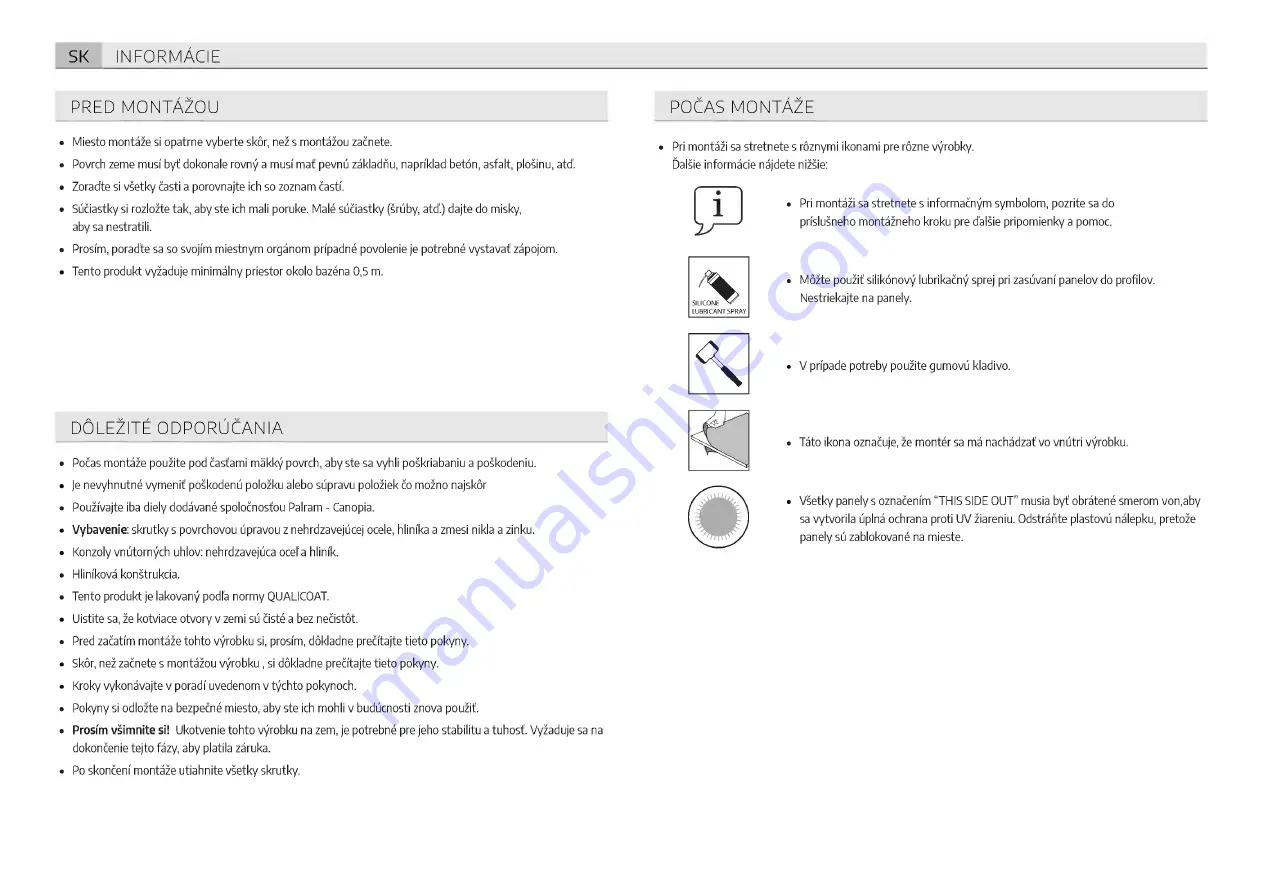 Palram CANOPIA MAJORCA 13x21.5/4x6 How To Assemble Download Page 13