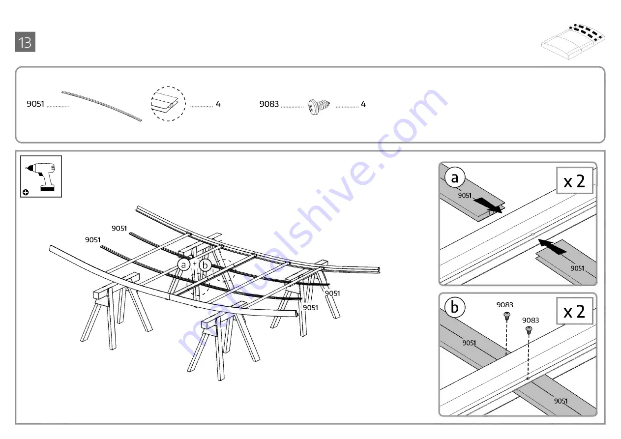 Palram CANOPIA MAJORCA 13x21.5/4x6 Скачать руководство пользователя страница 37