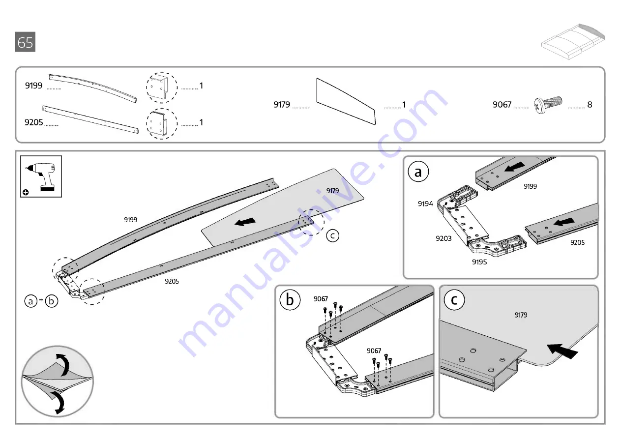 Palram CANOPIA MAJORCA 13x21.5/4x6 How To Assemble Download Page 89