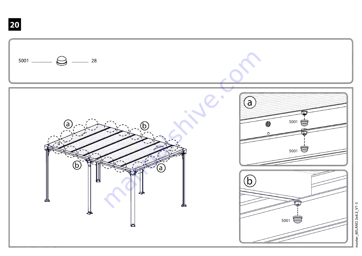 Palram CANOPIA MILANO How To Assemble Download Page 59