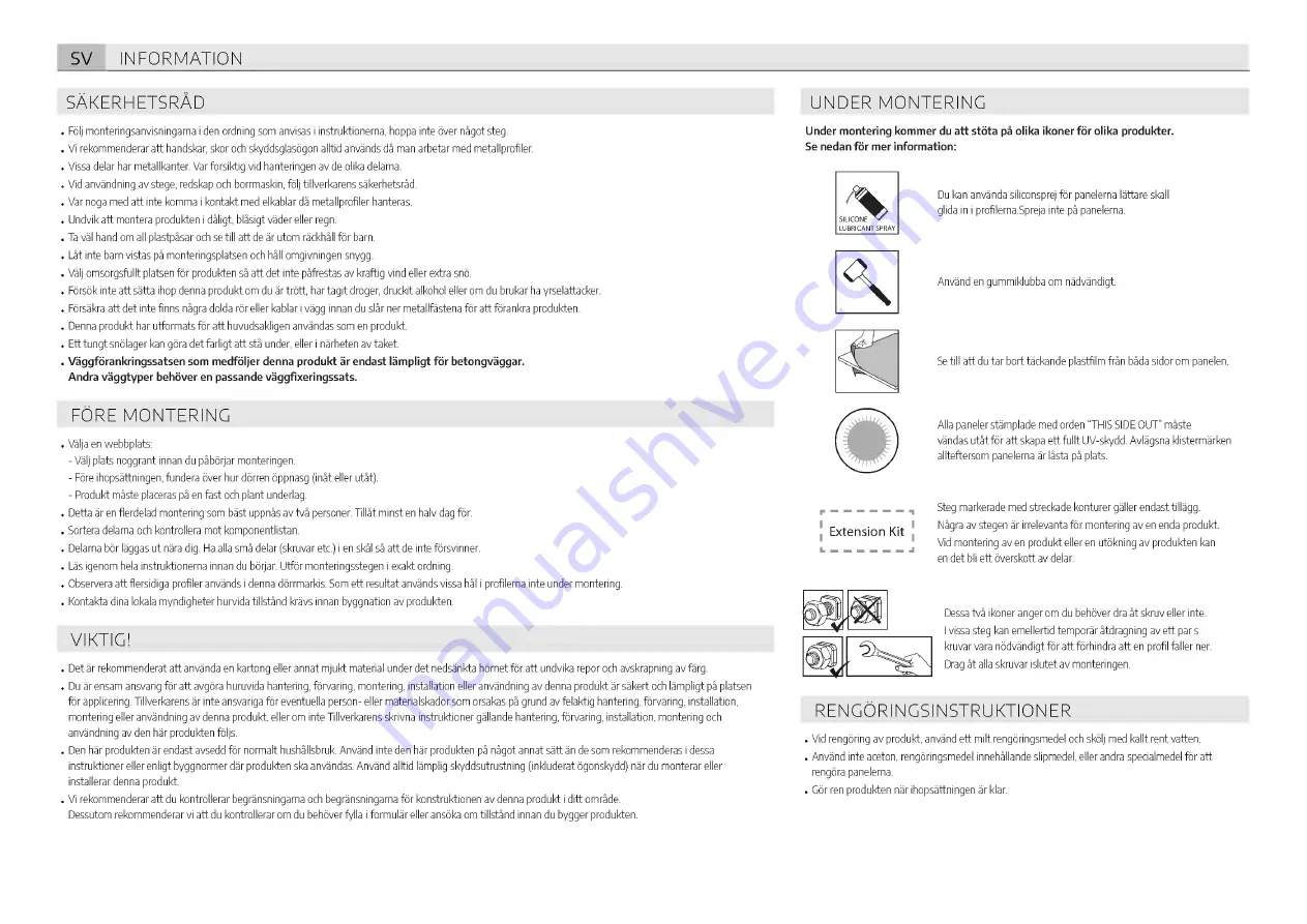 Palram Canopia Nancy 4500 Скачать руководство пользователя страница 10