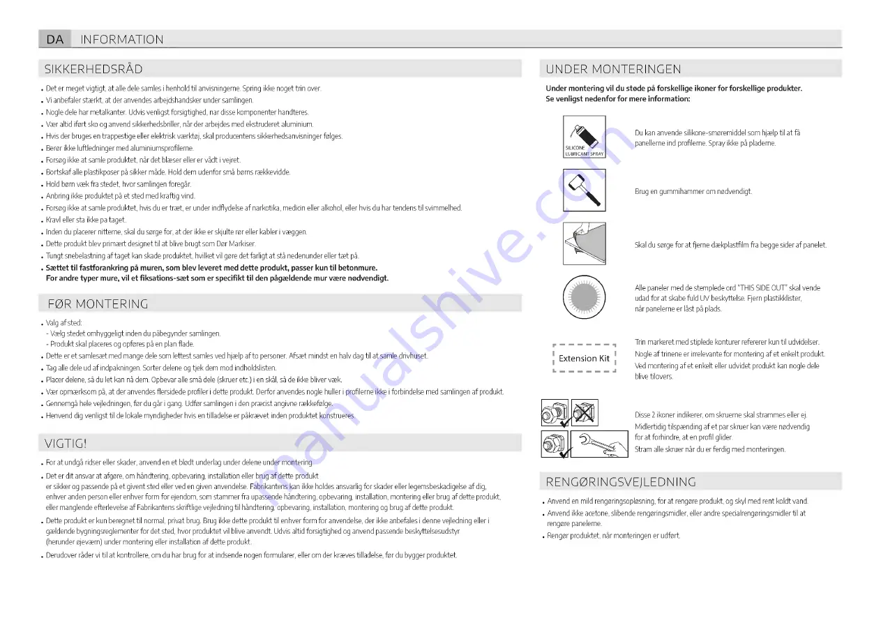 Palram Canopia Nancy 4500 Скачать руководство пользователя страница 13