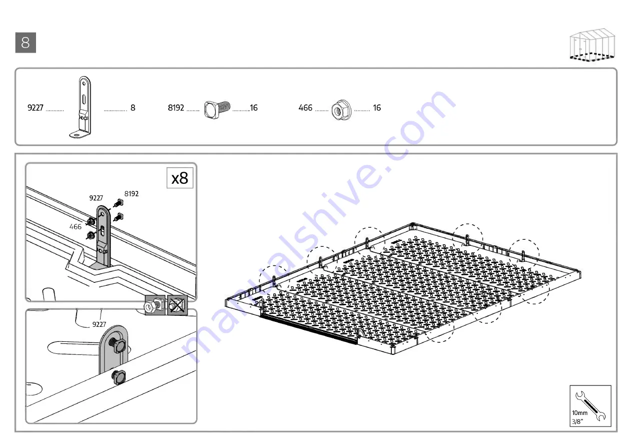 Palram CANOPIA RUBICON 8x10 / 2.4x3 Скачать руководство пользователя страница 35