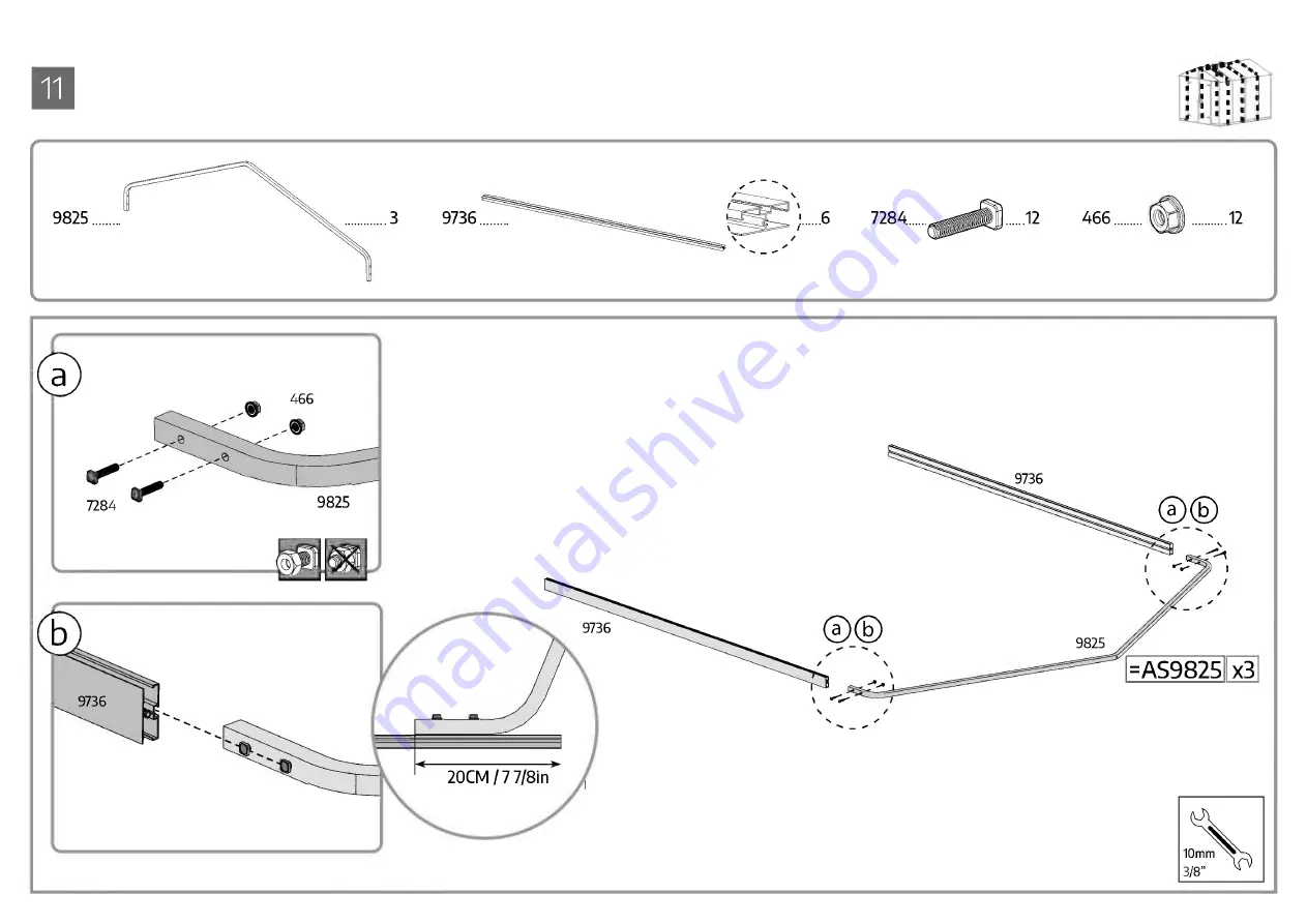 Palram CANOPIA RUBICON 8x10 / 2.4x3 Manual Download Page 38