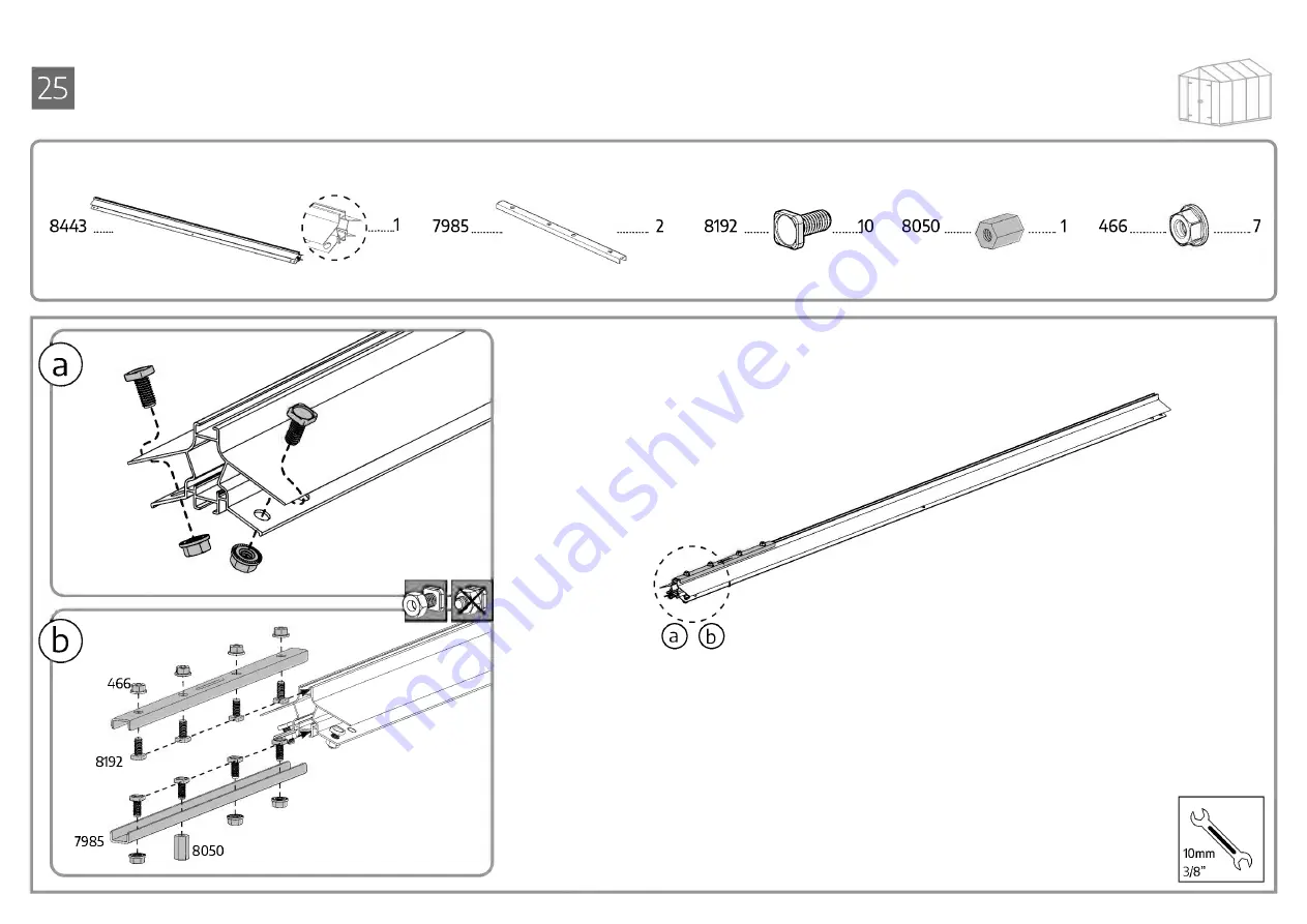 Palram CANOPIA RUBICON 8x10 / 2.4x3 Manual Download Page 52