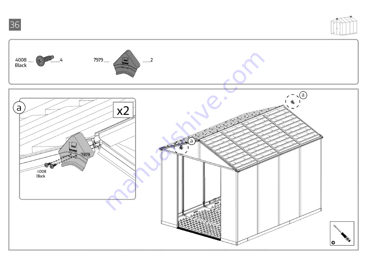 Palram CANOPIA RUBICON 8x10 / 2.4x3 Скачать руководство пользователя страница 63