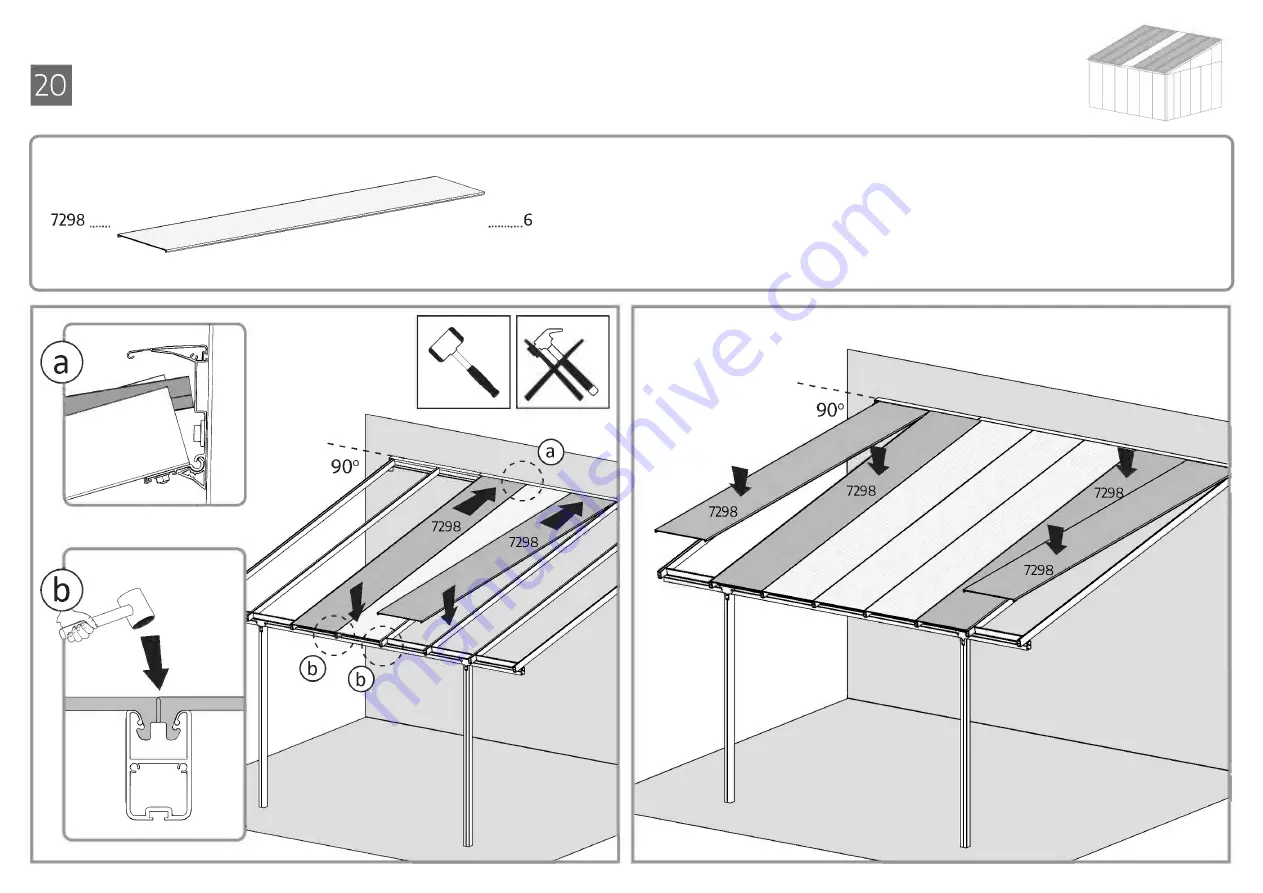 Palram Canopia SanRemo 13x14 Скачать руководство пользователя страница 62