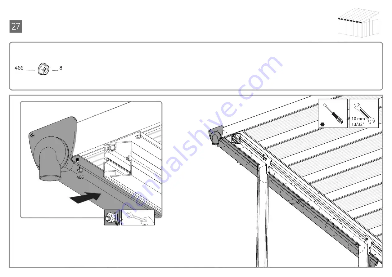 Palram Canopia SanRemo 13x14 Скачать руководство пользователя страница 69