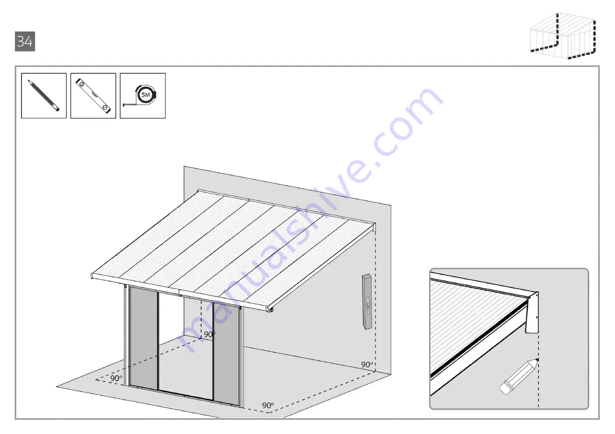 Palram Canopia SanRemo 13x14 Скачать руководство пользователя страница 76