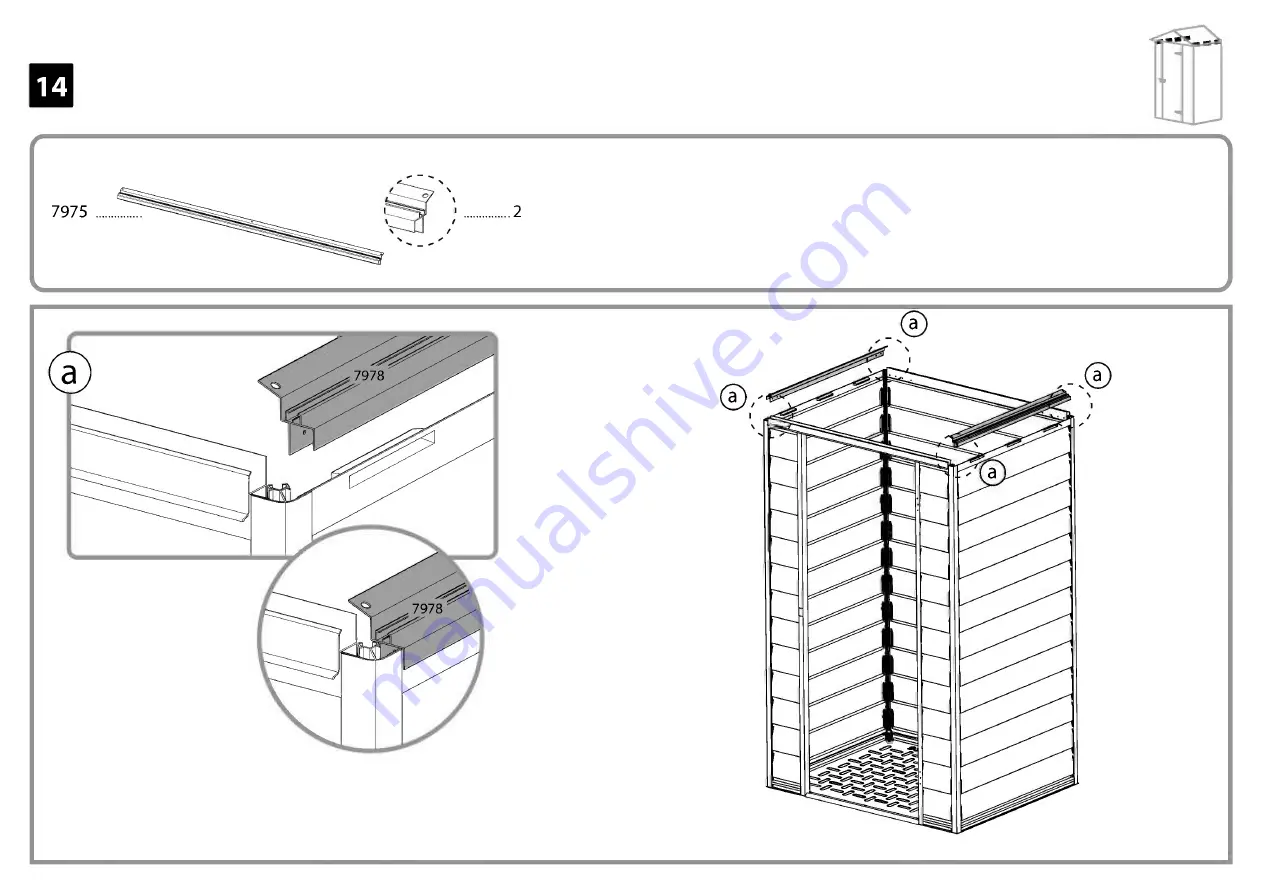 Palram CANOPIA SKYLIGHT 4x3/1.2x1 How To Assemble Download Page 32