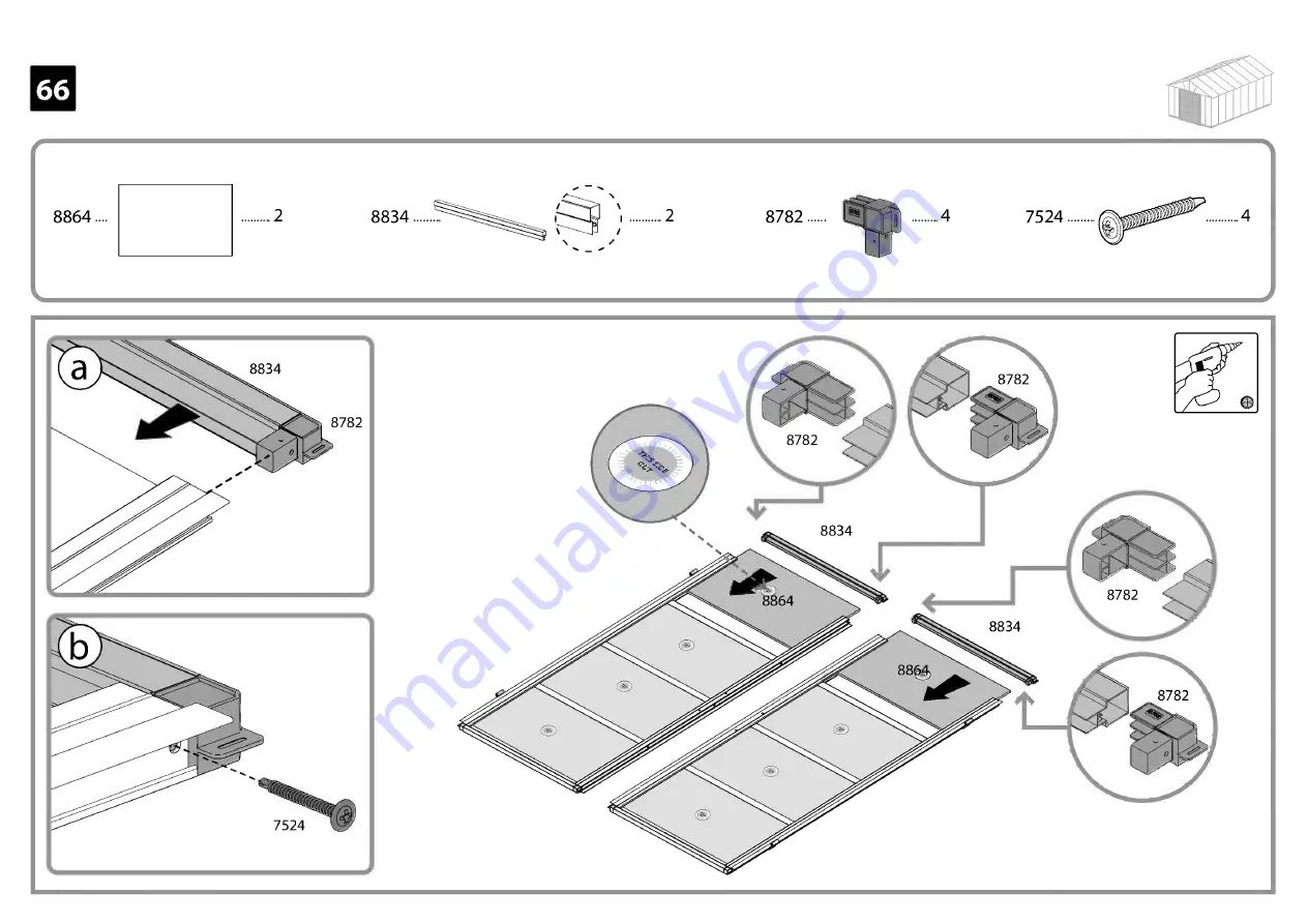 Palram Canopia YUKON Series How To Assemble Download Page 89