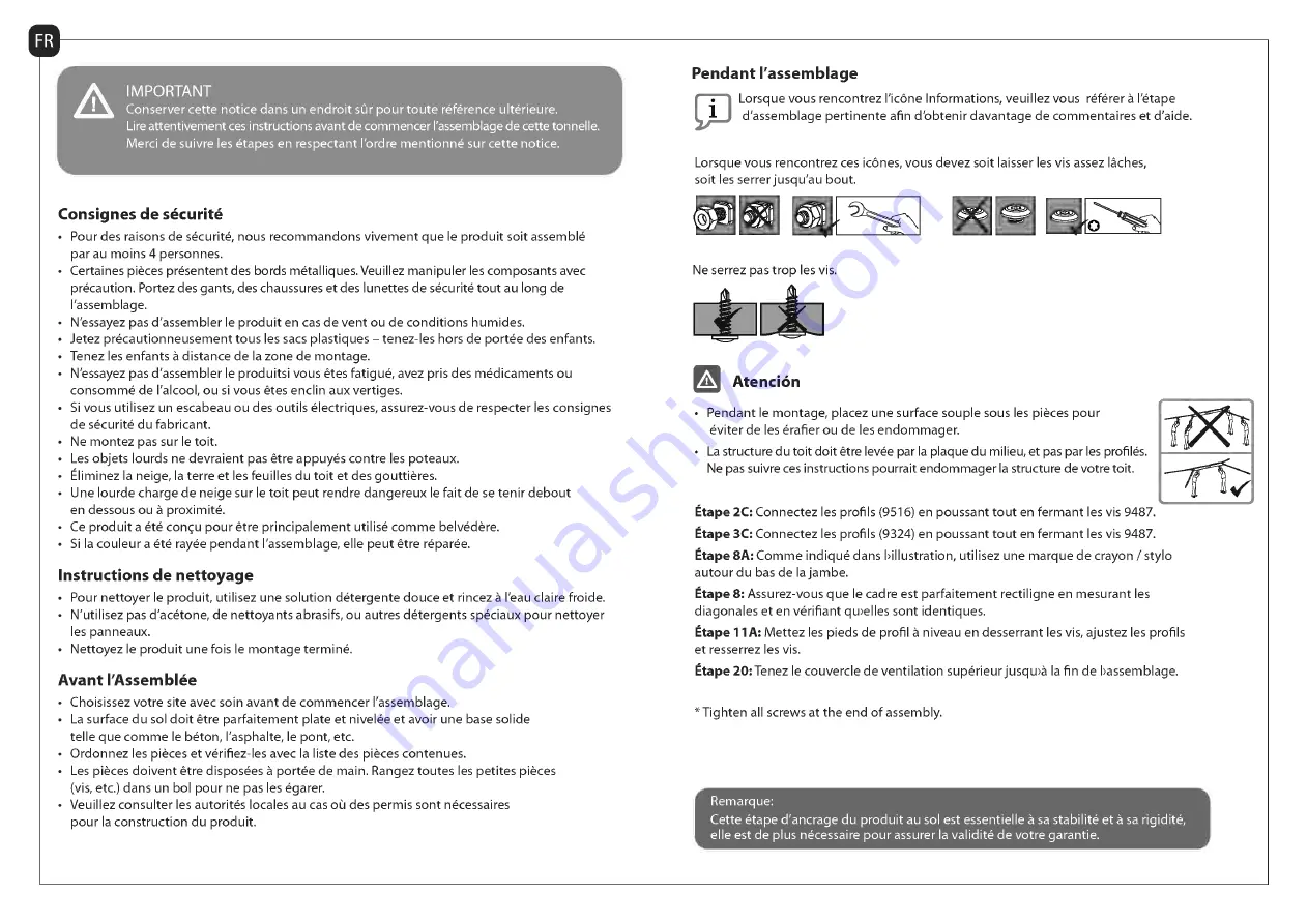 Palram DALLAS 6100 Manual Download Page 11