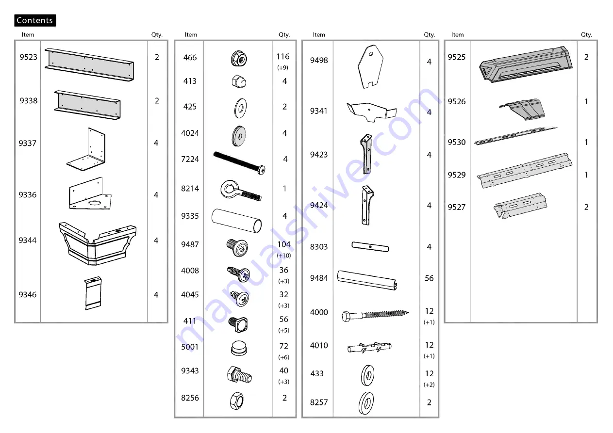 Palram DALLAS 6100 Manual Download Page 22