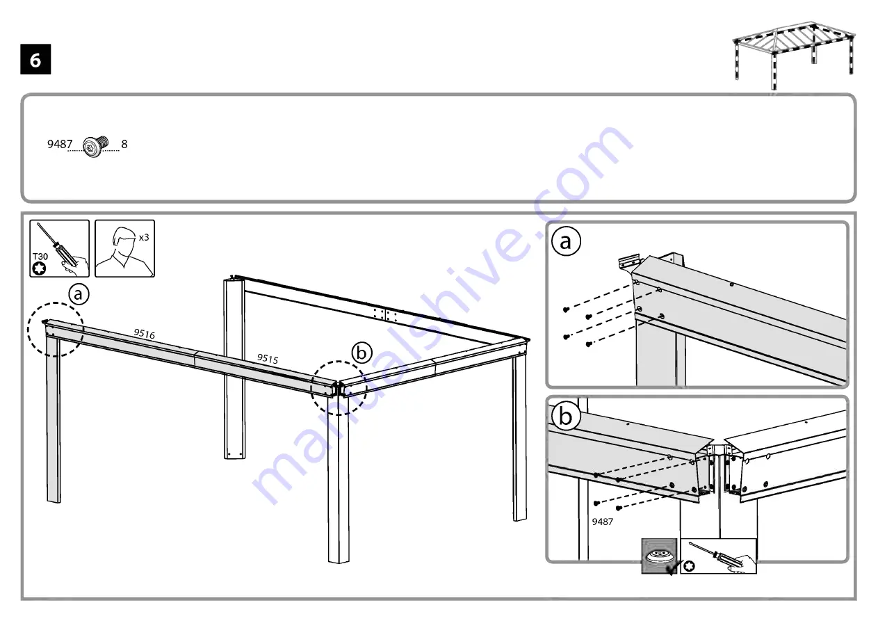 Palram DALLAS 6100 Manual Download Page 28