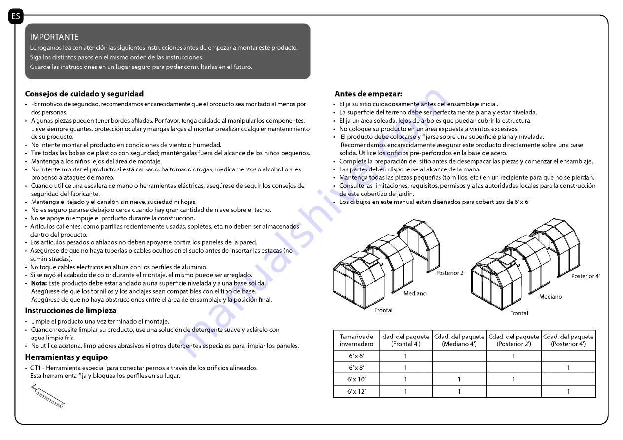 Palram Eco Grow Manual Download Page 16