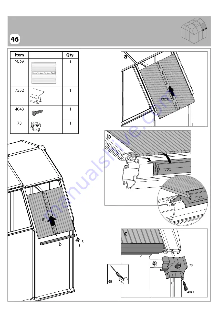 Palram Eco Grow Manual Download Page 69