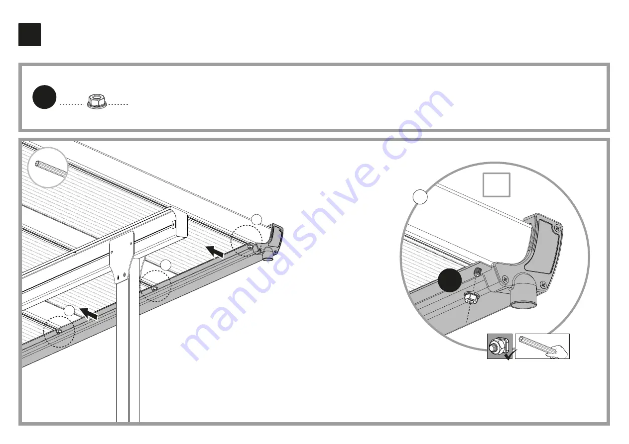 Palram Feria 4200 Assembly Instructions Manual Download Page 31