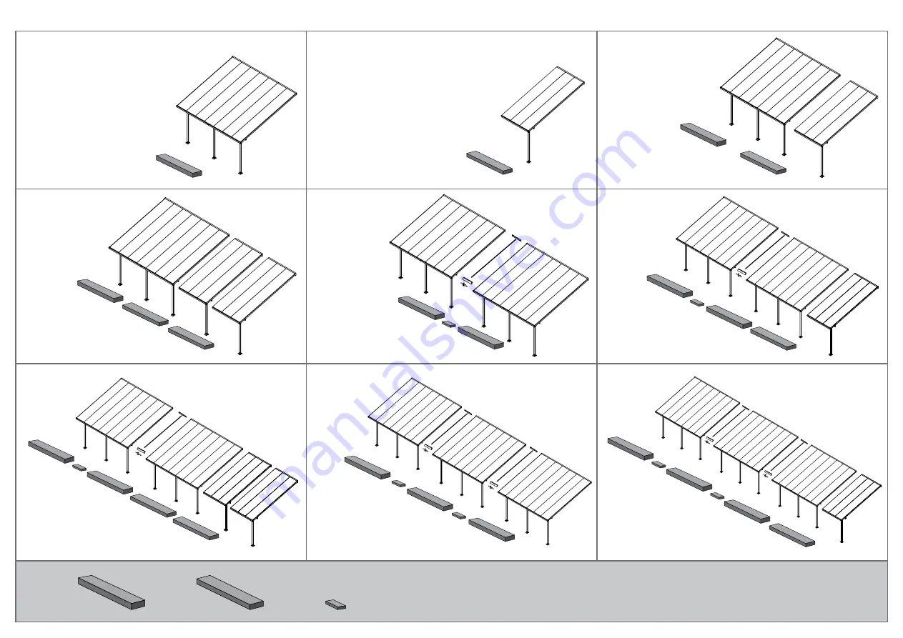 Palram Feria 4x1.8 Extention Module Manual Download Page 2