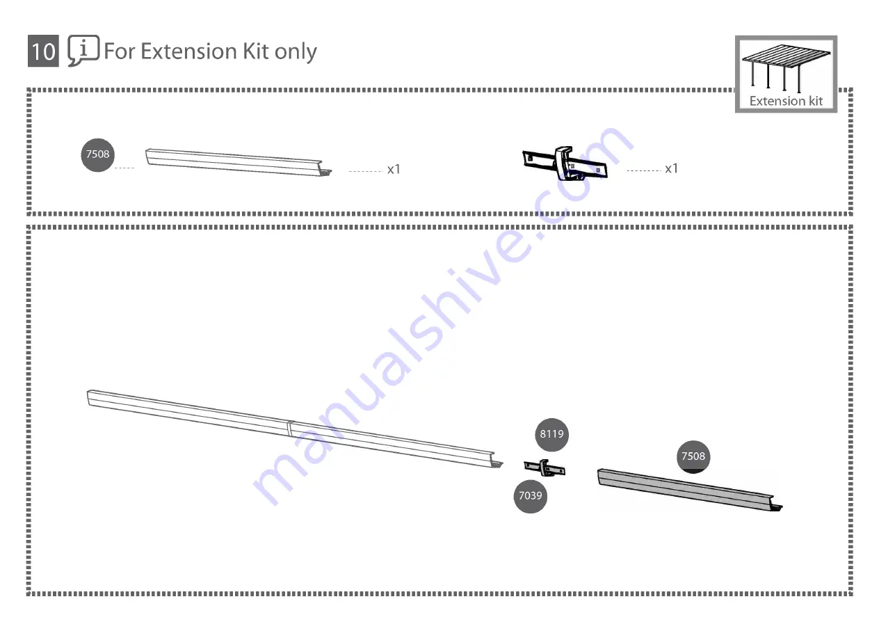 Palram Feria 4x1.8 Extention Module Скачать руководство пользователя страница 36