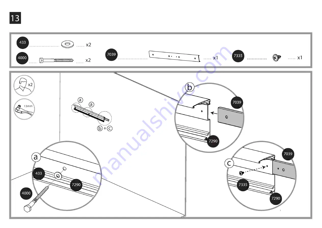 Palram Feria 4x1.8 Extention Module Скачать руководство пользователя страница 39